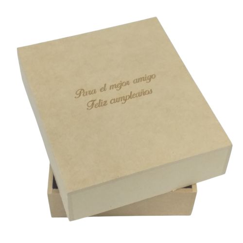 Grabado Personalizado en cajas de mdf